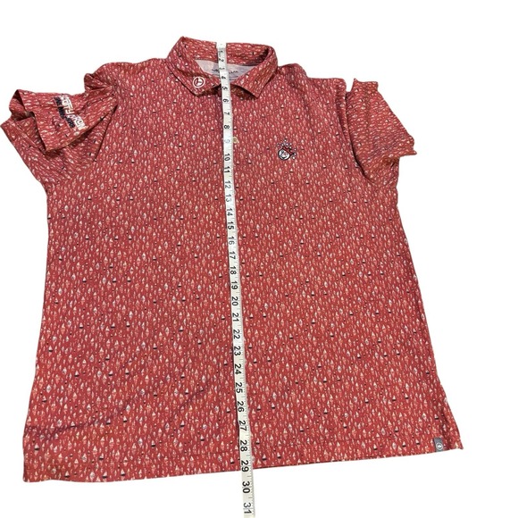 Peter Millar Seaside Scotty Cameron Polo Shirt Boat Print Mens Large Pima Cotton - Picture 9 of 9